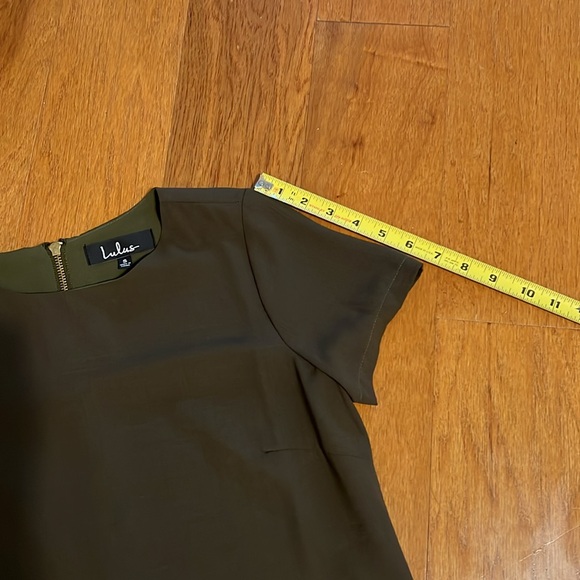 LULUS and Shout Olive Green Shift Dress - Picture 8 of 12